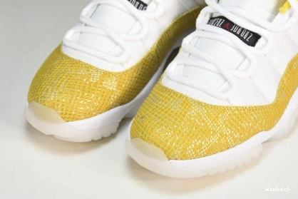 Snakeskin” Low 11 Air “Yellow Jordan AH7860-107 0718